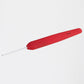 KnitPro Single Ended Waves Silver Crochet Hook