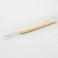 KnitPro Single Ended Waves Silver Crochet Hook