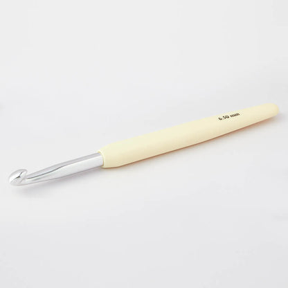 KnitPro Single Ended Waves Silver Crochet Hook