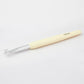 KnitPro Single Ended Waves Silver Crochet Hook