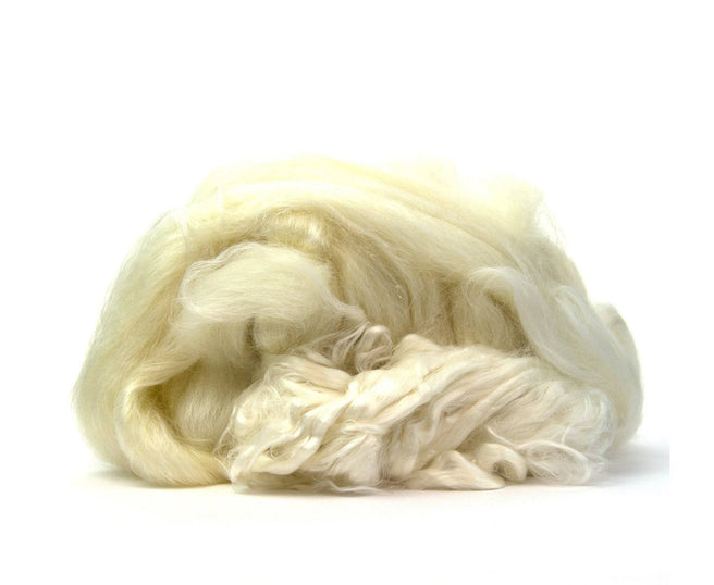 World of Wool White Botany Lap Waste